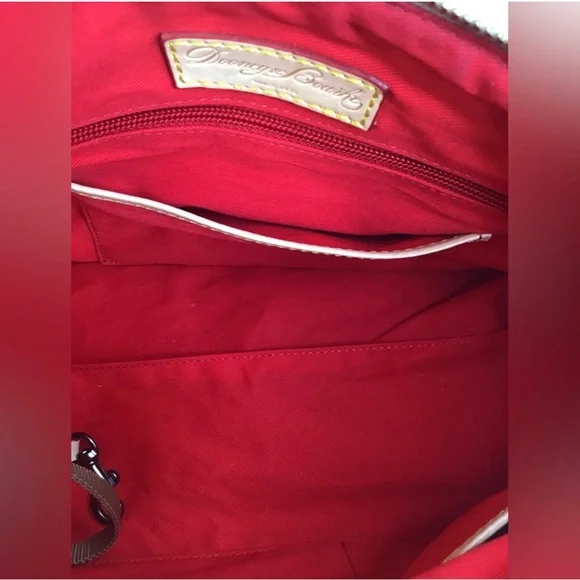 Dooney & Bourke Geraniums Satchel Bag EUC - Picture 13 of 15